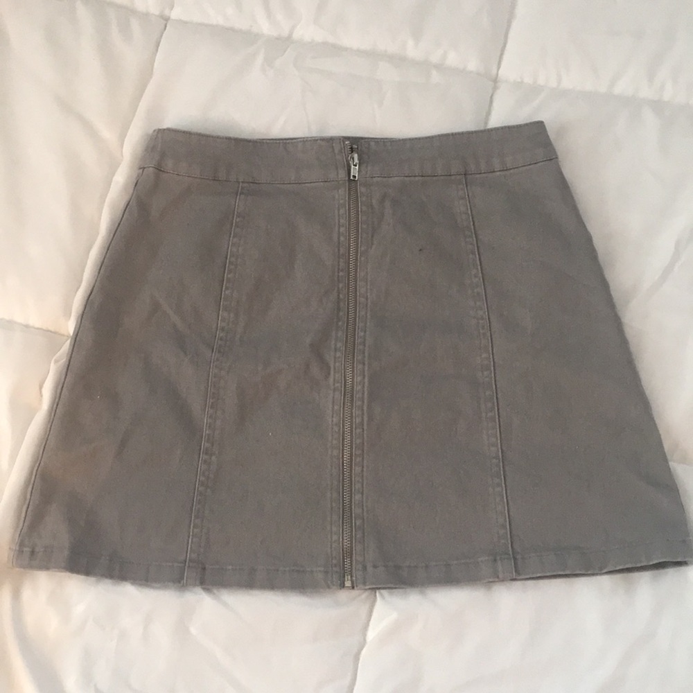 Zip-Up Skirt